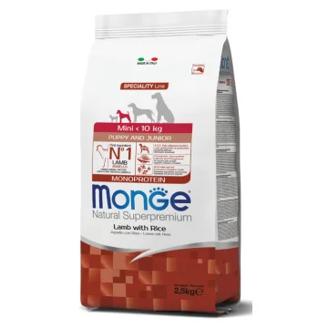 MONGE CANE SPECIALITY MINI PUPPY/JUNIOR AGNELLO 800GR