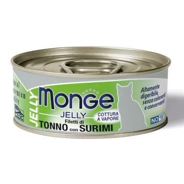 MONGE GATTO JELLY TONNO SURIMI 80GR (lattina)