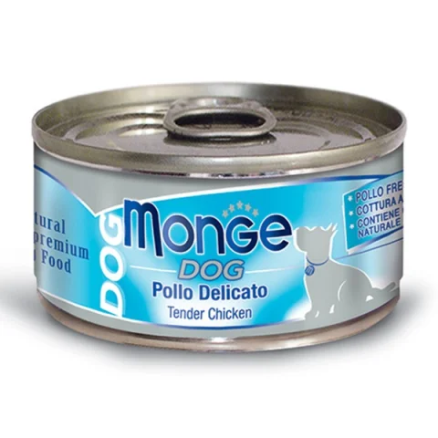 MONGE CANE NATURAL POLLO DELICATO 95GR (lattina)