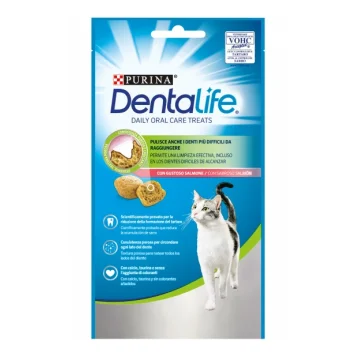 NESTLE' PURINA GATTO SNACK DENTALIFE SALMONE 40GR