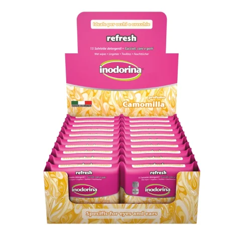 INODORINA SALVIETTE REFRESH CAMOMILLA 15PZ