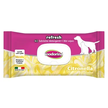 INODORINA SALVIETTE REFRESH CITRONELLA 40PZ