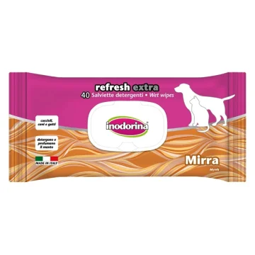 INODORINA SALVIETTE REFRESH ESTRATTO DI LINO/OLIO DI ARGAN 40PZ