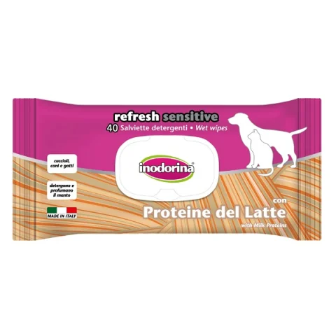 INODORINA SALVIETTE REFRESH SENSITIVE LATTE 40PZ