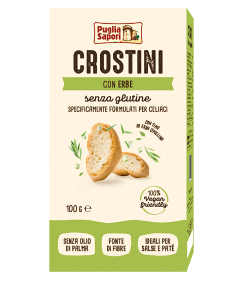 PUGLIA SAP.Crostini Erbe 100g