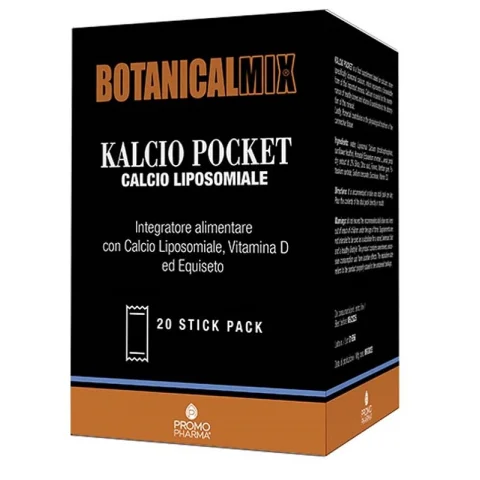 Botanical Mix Kalcio Pocket Calcio Liposomiale 20 Stick Pack da 10 ml
