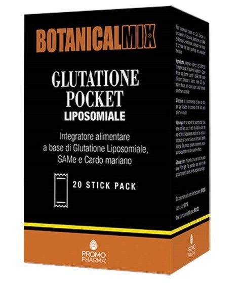 Botanical Mix Glutatione Pocket Liposomiale 20 Stick Pack da 2 gr