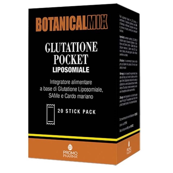 Botanical Mix Glutatione Pocket Liposomiale 20 Stick Pack da 2 gr