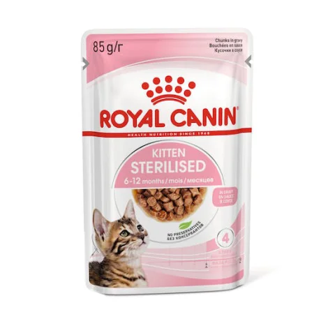 ROYAL CANIN GATTO KITTEN STERILISED GRAVY (IN SALSA) 85GR (bustina)