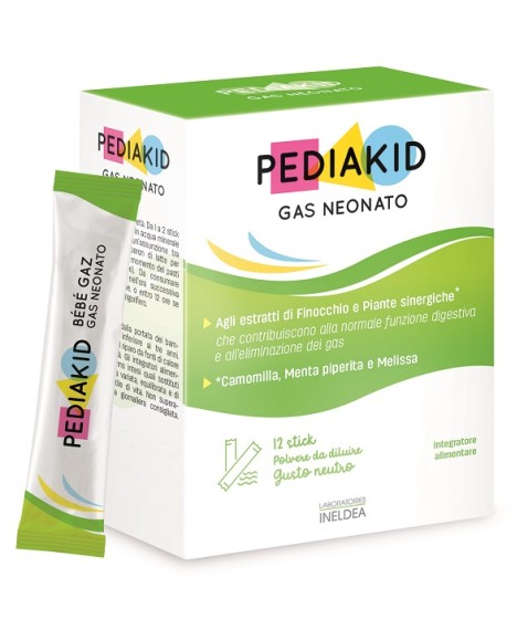 PEDIAKID Gas Neonato 12Stick