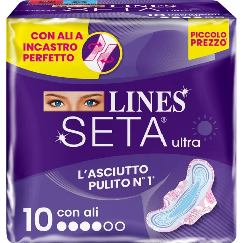 LINES SETA ULTRA ALI DWCT 10PZ LINES SETA ULTRA ALI DWCT 10PZ
