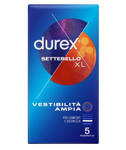 DUREX SETTEBELLO XL 5PZ