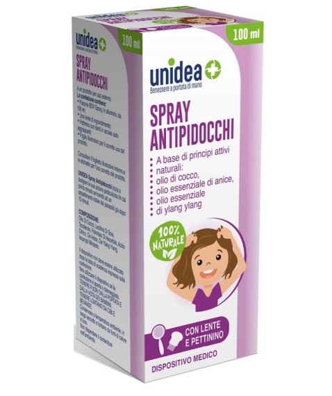 UNIDEA SPRAY ANTIPED+PETT+LENT