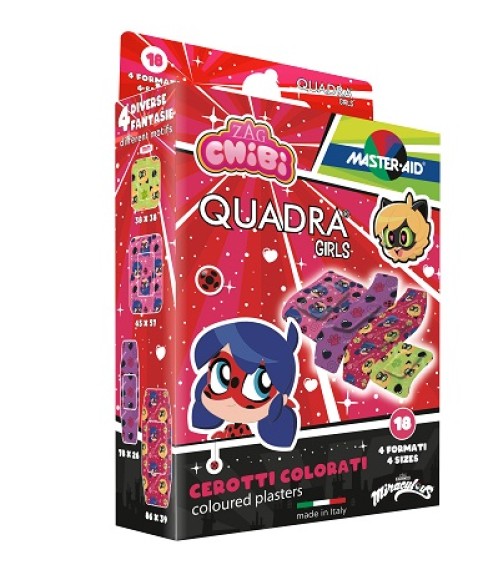 M-AID QUADRA GIRL LADY BUG 18P