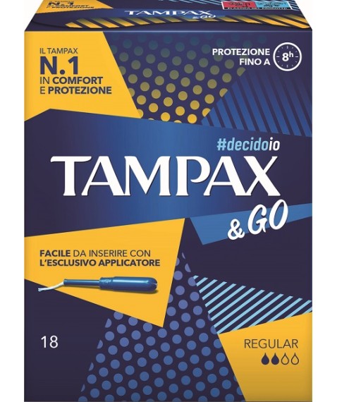 TAMPAX &GO REGULAR X 18