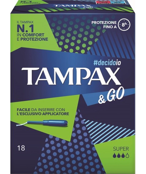 TAMPAX &GO SUPER X 18