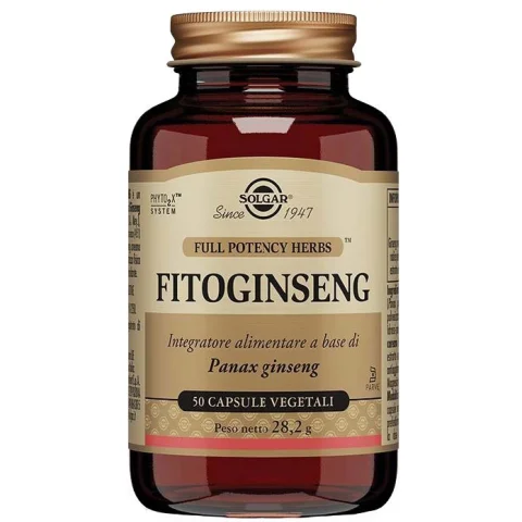 FITOGINSENG 50 Cps Veg.SOLGAR FITOGINSENG 50 Cps Veg.SOLGAR