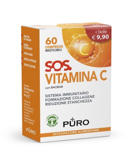 PURO SOS Vit.C 60Cpr mast.