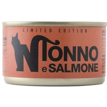 NATURAL CODE GATTO LIMITED EDITION 2 TONNO SALMONE 85GR (lattina)