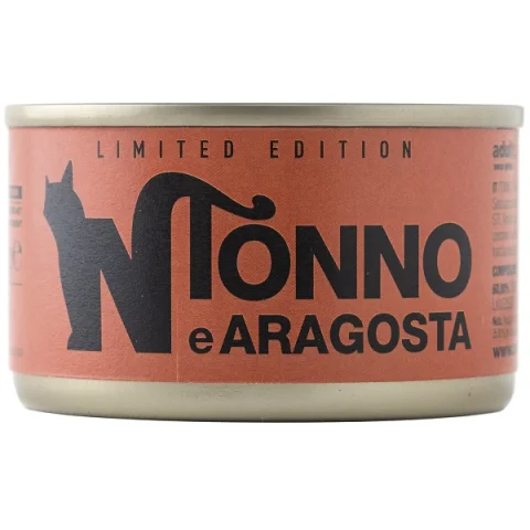 NATURAL CODE GATTO LIMITED EDITION 3 TONNO ARAGOSTA 85GR (lattina)
