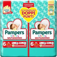 PAMPERS BABY DRY MUTANDINO TAGLIA 6 XL - 15+KG PACCO DOPPIO 28 PANNOLINI