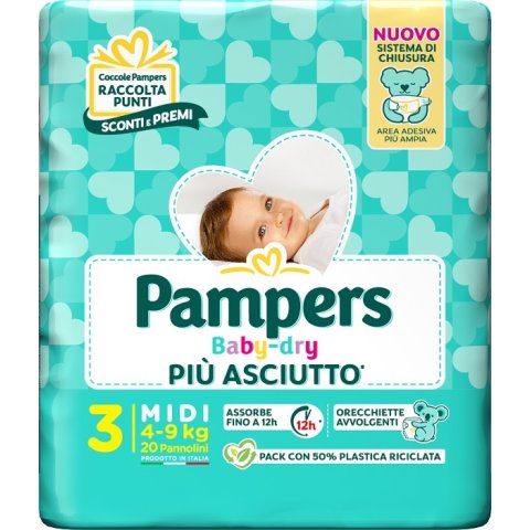 PAMPERS BD DOWNCOUNT MIDI 20PZ PAMPERS BD DOWNCOUNT MIDI 20PZ