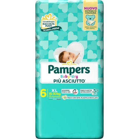 PAMPERS BD DOWNCOUNT XL 13PZ PAMPERS BD DOWNCOUNT XL 13PZ