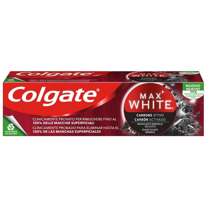 COLGATE DENT MAXI WHITE CARBON 75M