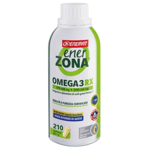 Enerzona Omega3 RX 210 Capsule da 1 gr - Integratore di acidi grassi Omega 3