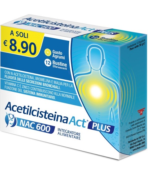 ACETILCISTEINA ACT PLUS NAC600