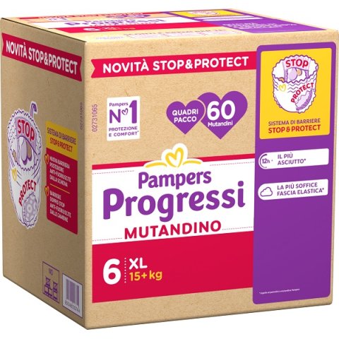 Pampers Prog Mut Quadri Xl 60p Pampers Prog Mut Quadri Xl 60p