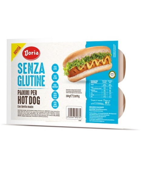 DORIA Panini Hot Dog 2X75G