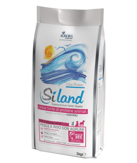 SILAND PUPPY M/L PESCE 3KG