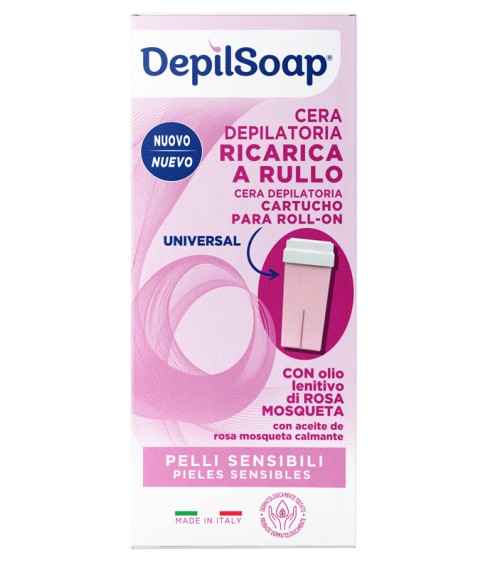 DEPILSOAP CERA RICARICA RULLO ROSA