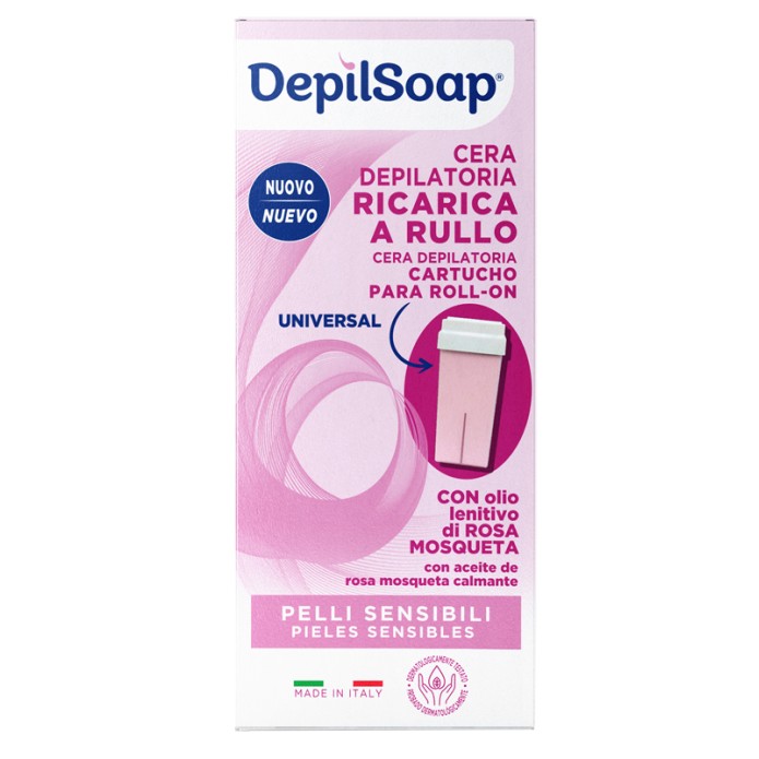 DEPILSOAP CERA RICARICA RULLO ROSA