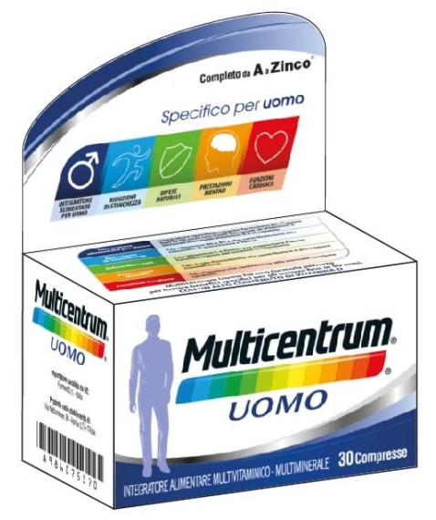 MULTICENTRUM UOMO 30CPR