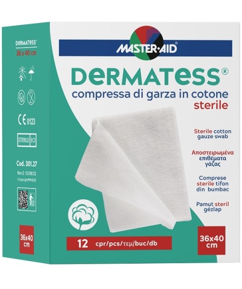 DERMATESS Cot.Garza 36x40*12pz