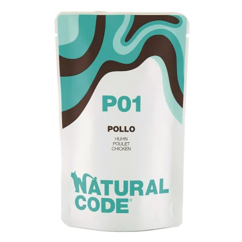 NATURAL CODE GATTO P01 POLLO 70GR (bustina)