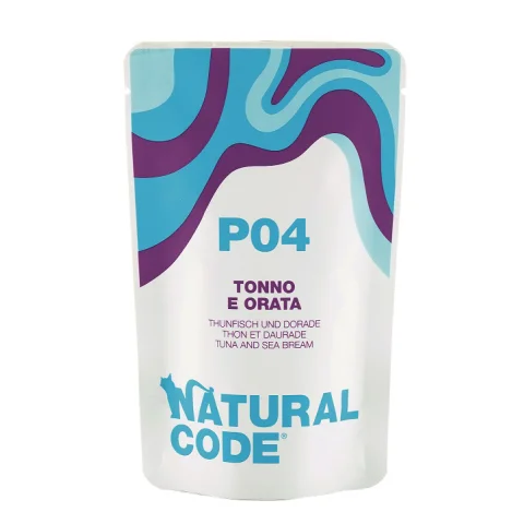 NATURAL CODE GATTO P04 TONNO ORATA 70GR (bustina) NATURAL CODE GATTO P04 TONNO ORATA 70GR (bustina)