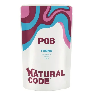 NATURAL CODE GATTO P08 TONNO 70GR (bustina)