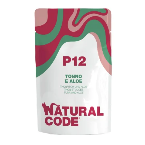 NATURAL CODE GATTO P12 TONNO ALOE 70GR (bustina) NATURAL CODE GATTO P12 TONNO ALOE 70GR (bustina)
