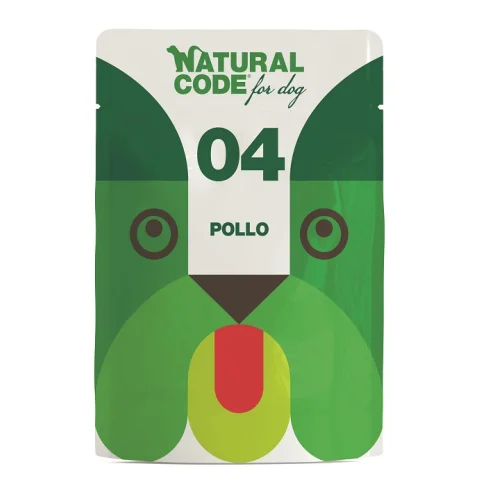 NATURAL CODE CANE 04 POLLO 300GR (bustina)