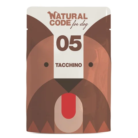 NATURAL CODE CANE 05 TACCHINO 300GR (bustina)