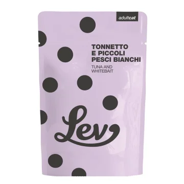NATURAL LINE LEV GATTO TONNETTO PICCOLI PESCI BIANCHI 60GR (bustina)