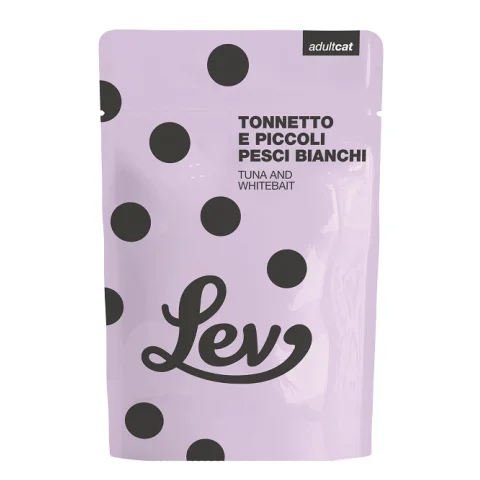 NATURAL LINE LEV GATTO TONNETTO PICCOLI PESCI BIANCHI 60GR (bustina)