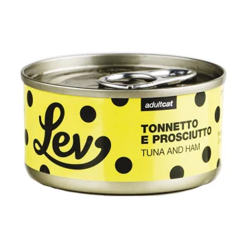 NATURAL LINE LEV GATTO TONNETTO PROSCIUTTO 70GR (lattina)