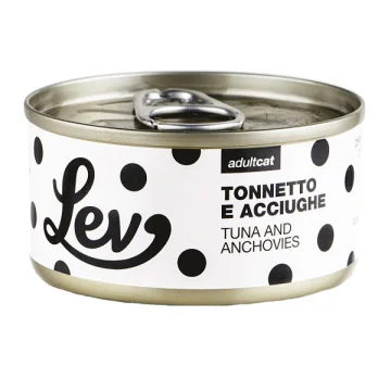 NATURAL LINE LEV GATTO TONNO ACCIUGHE 70GR (lattina)