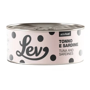 NATURAL LINE LEV GATTO TONNO SARDINE 140GR (lattina)
