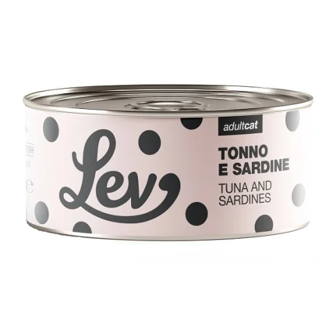 NATURAL LINE LEV GATTO TONNO SARDINE 140GR (lattina)