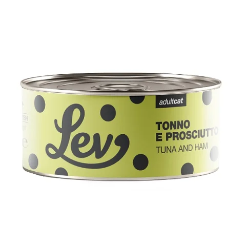 NATURAL LINE LEV GATTO TONNO PROSCIUTTO 140GR (lattina)